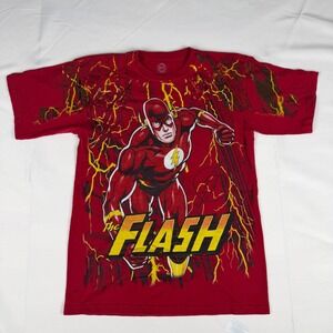 DC Comics Originals The Flash Red Graphic T-Shirt Boys‎ XXL 18 Superhero Tee